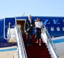 <i><b>Prezidentlə xanımı Qırğızıstana getdi -<font color=red> FOTO</b></i></font>
